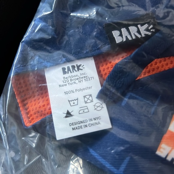 NEW Blue and Orange Dog Bandana - Picture 5 of 5